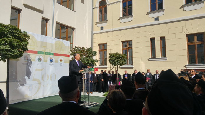 Beszédet mond Orbán Viktor miniszterelnök