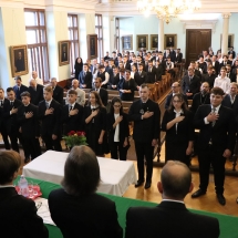 Az első évfolyam fogadalomtétele